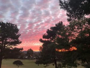 A good sunrise at home.