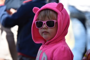 kid with sunglasses