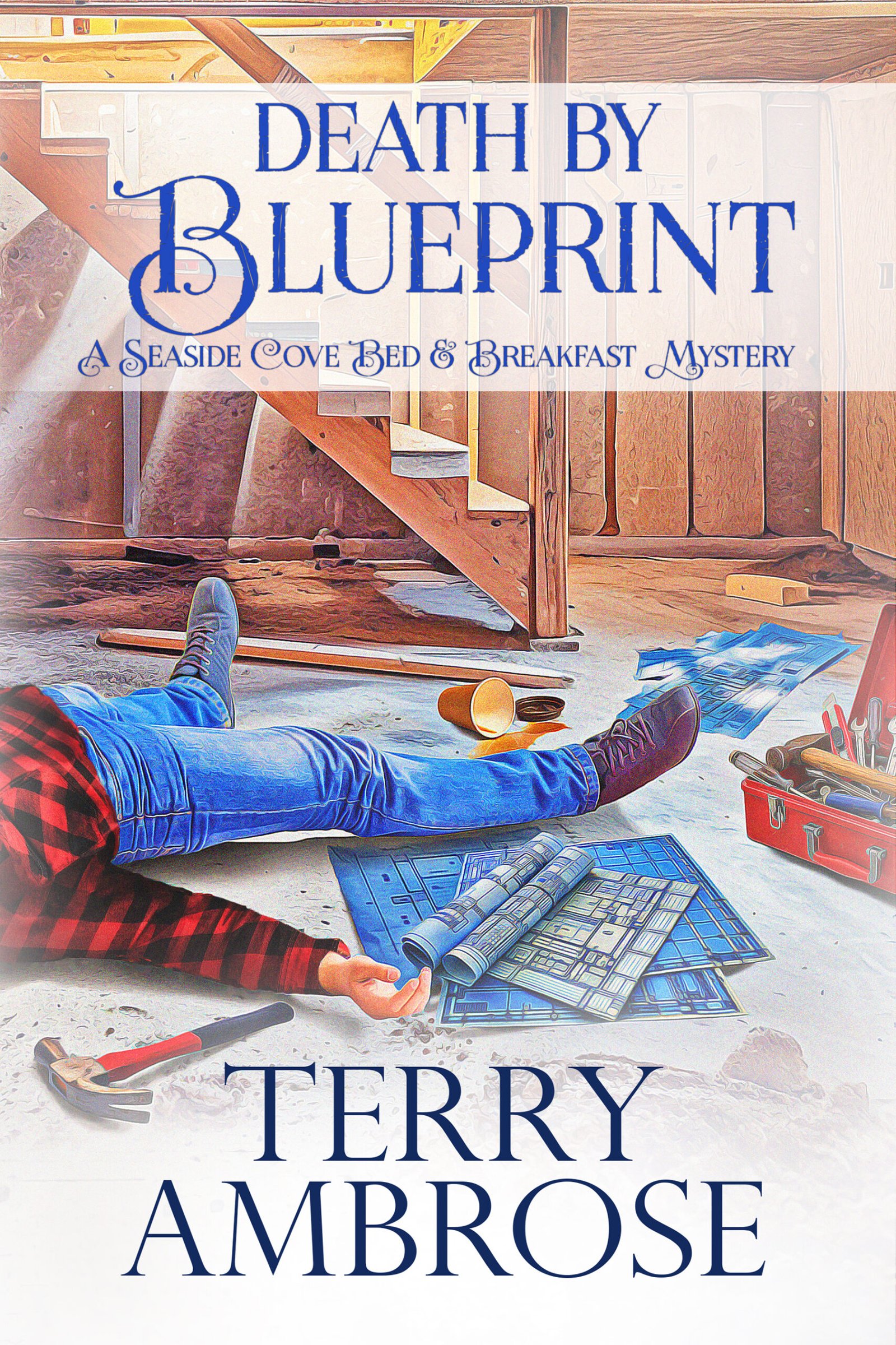 Cover of Death by Blueprint by Terry Ambrose